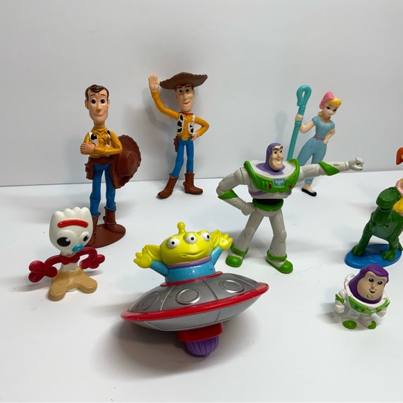 Mixed Lot of 10 Disney Pixar Toy Story Figures & Toys Woody Buzz Lightyear Alien - Picture 3 of 5